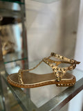 Ash Panic Luxor Sandal in Gold