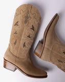 Penelope Chilvers Jolene Paloma Suede Boot in Almond
