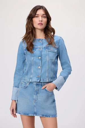 Paige Dean Jkt in Del Amo Blue