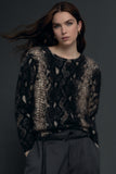 Solocascmir Snake Jumper in Snakeskin