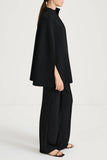 Style In Thea Cape Jacket in Black