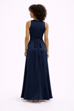 Silk 95 Five Shangrila Rose Dress in Navy
