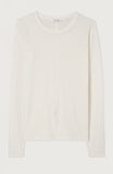 American Vintage Gamipy Long Sleeve Top in White