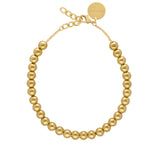 Vanessa Baroni Mini Beads Necklace in Gold