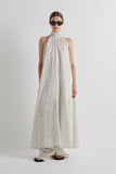 Mei Meij Dress in White Black