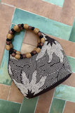 Never Fully Dressed Soliel Beaded Bag in Black