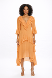 Scarlet Poppies Chiffira Dress in Sun