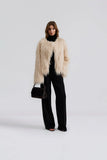 Malina Manda Faux Fur Jkt in Vanilla