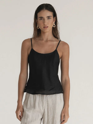 Luciee Frangipani Top in Black