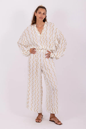 Sundress Adele Blouse in White