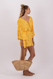 Sundress Loulou Kaftan in Yellow