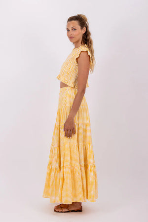 Sundress Malone Top in Yellow