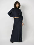 Dante 6 Sally  Satin Top NAVY