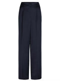 Dante 6 Jules Satin Pants in Navy