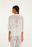 Farm Rio Nina Blouse in Off White