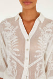 Farm Rio Nina Blouse in Off White