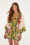Farm Rio Strilitzia Kimono in Blush