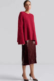 Malina Elsy Alpaca Sweater in Red