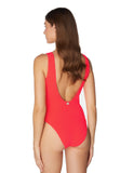 Sorbet Island Riva Swimsuit in Strawberry