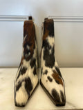 Lola Cruz Western Ankle Boots in Pony