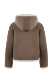 Urbancode Short Yeti Jacket in Chocolate