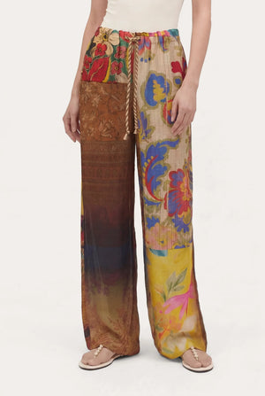 120% Lino Trousers in Multi