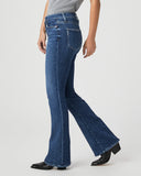 Paige High Rise Laurel Canyon Acapella in Blue