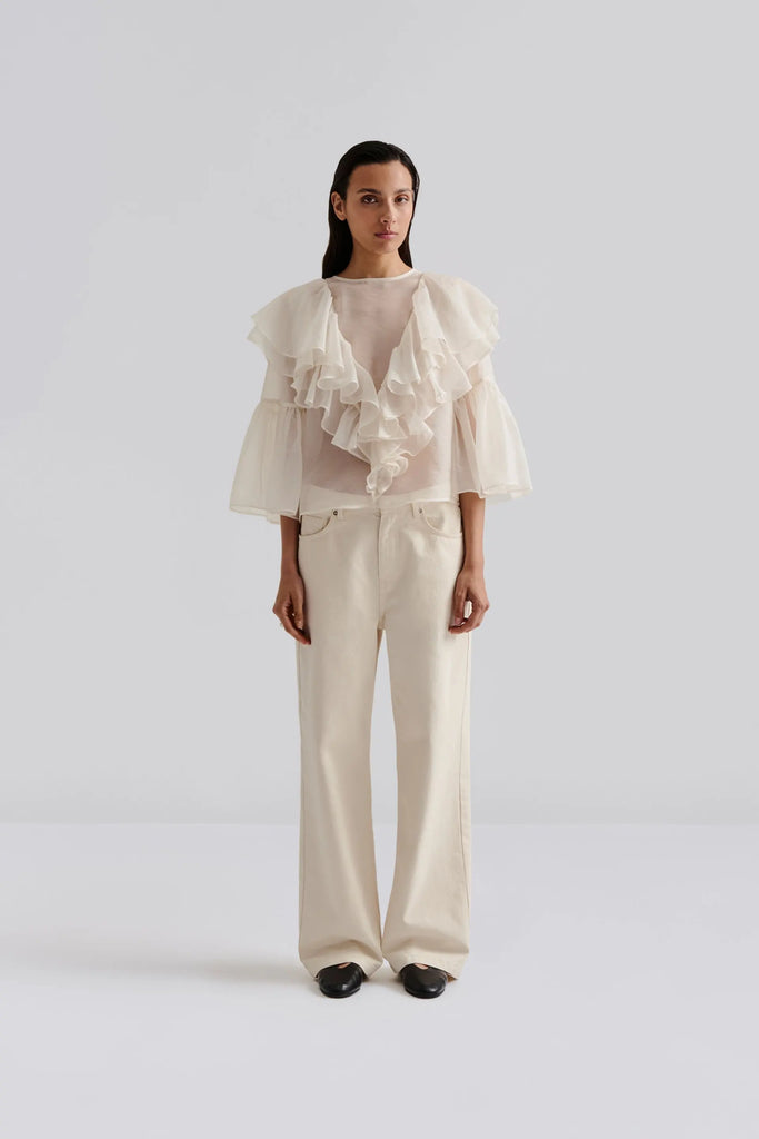 Malina Alexia Blouse in Vanilla