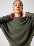 Not Shy Auguste Poncho in Ash