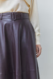 Suncoo Fleur Skirt in Prune
