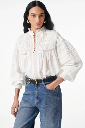 Vanessa Bruno Dahlia Blouse in White