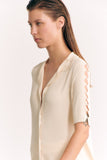 Sita Murt Openwork Top in Cream