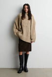 Second Female Zonie Suede Skirt in Demitasse