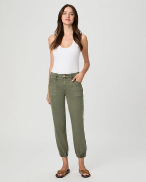 Paige Quincy Jogger in Vintage Ivy Green