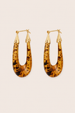 Gas Bijoux Large Écume Earrings in Grape