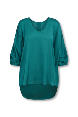 Silk 95 Five Austin Top in Green