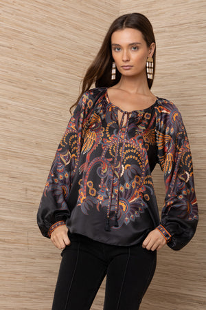Hale Bob Azari Top in Black