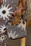 Never Fully Dressed Soliel Beaded Bag in Black
