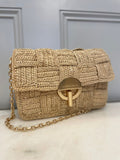 Vanessa Bruno Moon Raffia Handbag