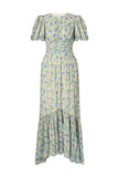 Malina Beatrice Maxi Dress in Blue