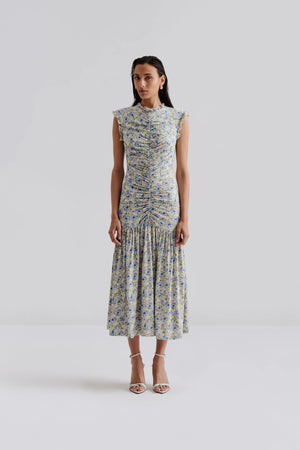 Malina Agnes Midi Dress