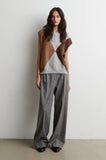Second Female Forca Knit Vest in Light Grey