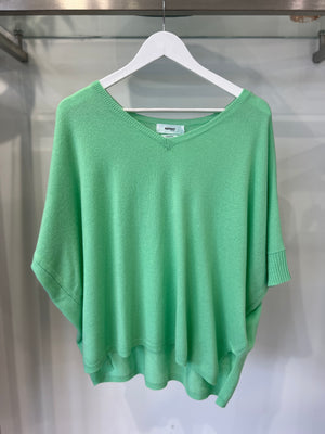 Not Shy Aimee Knit in Acid Green