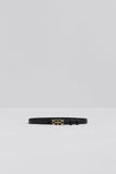 Malina Monogram Belt in Black