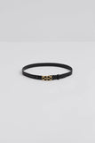 Malina Monogram Belt in Black