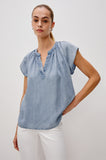 Rails Maribel Top in Cloud Wash