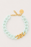 Vanessa Baroni Flat Chain Necklace in Cloud