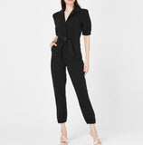 Paige Mayslie Cuff Jumpsuit BLACK