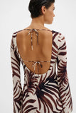 Malina Jennelie Dress in Brown