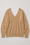 Solocascmir Button Jumper in Camel
